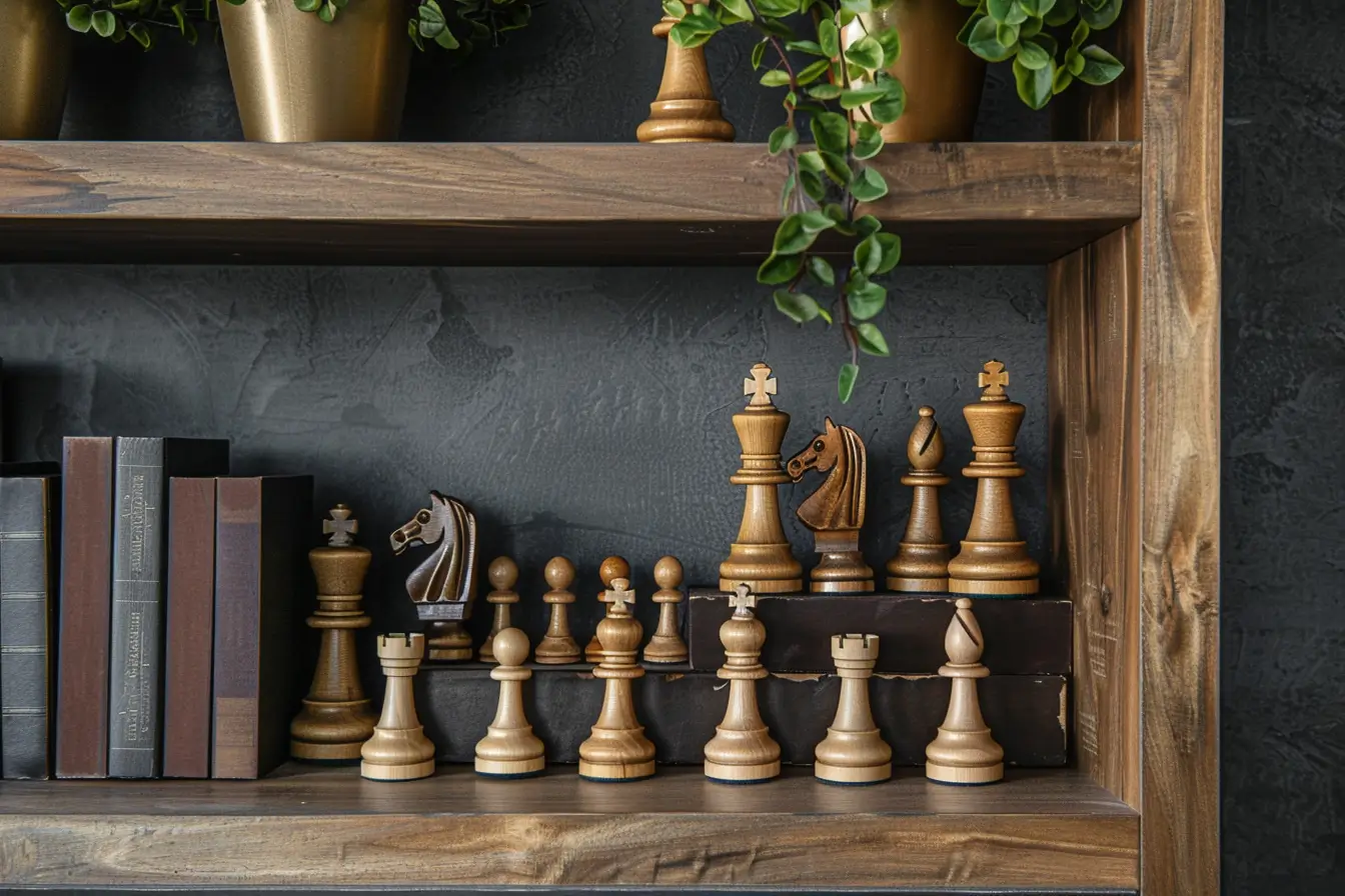 Jeu d'échecs décoratif